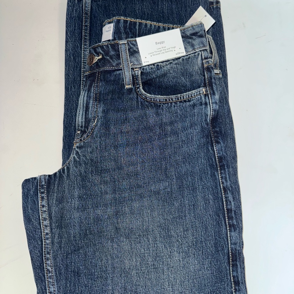 Hollister Low-Rise Baggy Denim Jeans